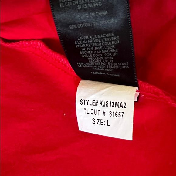 Kut from the Kloth Women's Red Jean Jacket - Picture 7 of 11